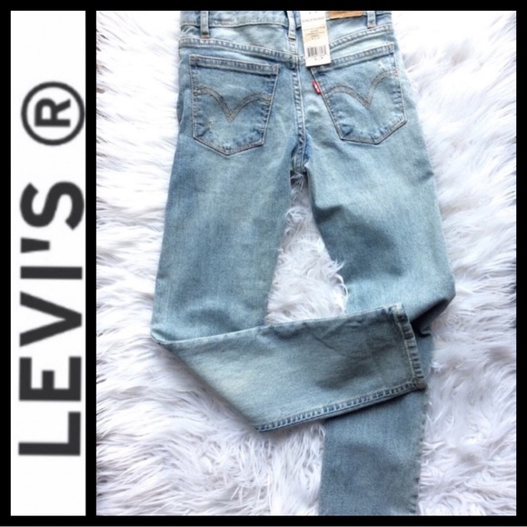 🎈SALE🎈NWT Levi’s Girl’s Distressed Girlfriend Skinny - Picture 3 of 6